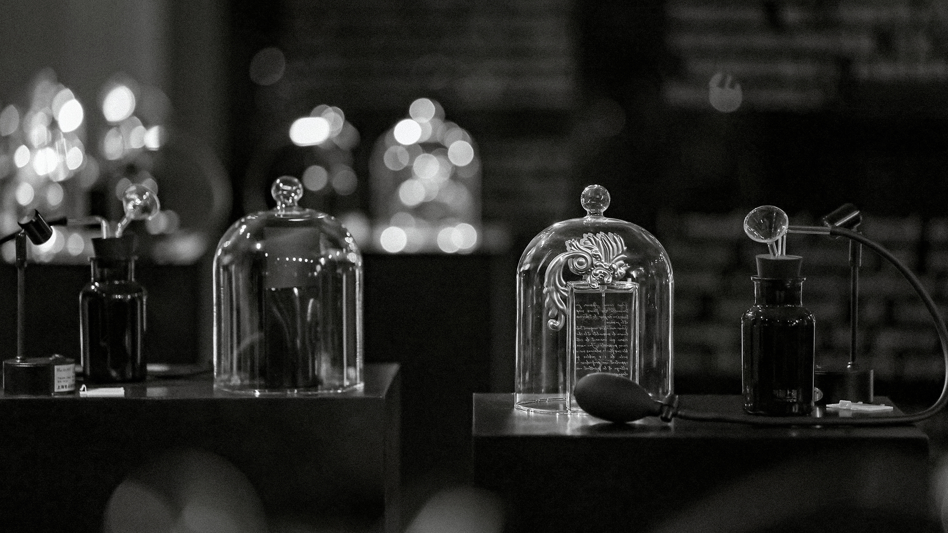 Notes Dubai - Perfume bottles on display