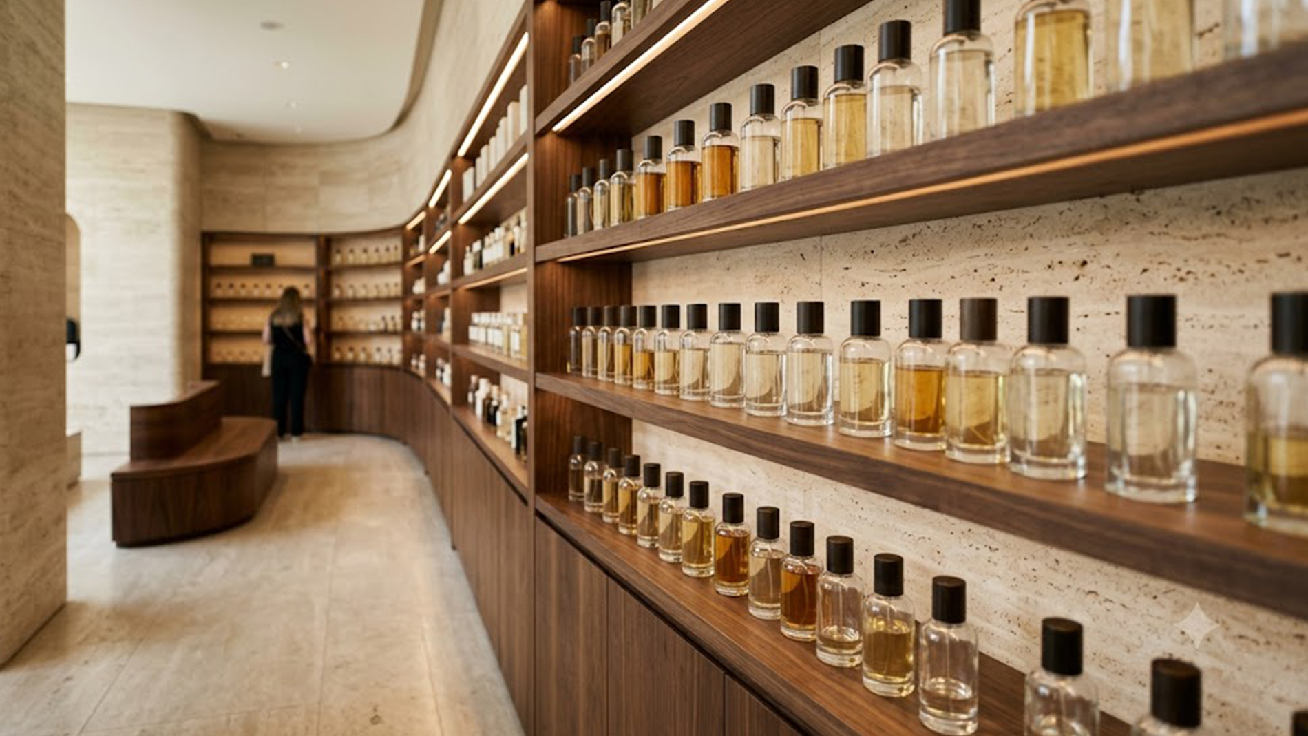 Notes Dubai - Perfume bottle products on a shelf display